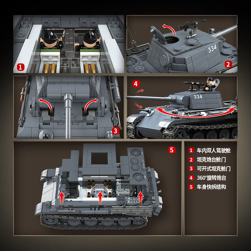 Quanguan 100246 Panther G Medium Tank