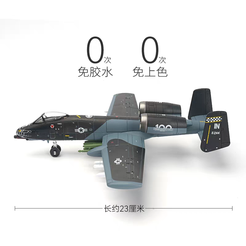 XUJA 25-8 1/72 A-10 Thunderbolt II supporting attack aircraft