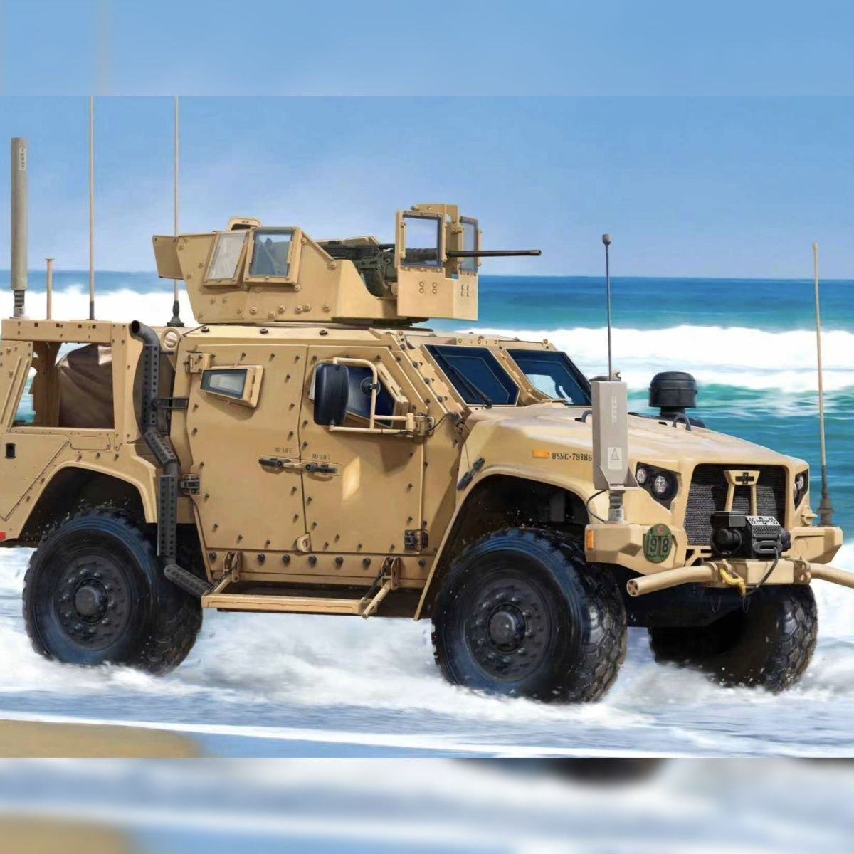 Trumpeter 63558 1/35 M1278A1 Heavy Guns Carrier Modification with the MCTACS