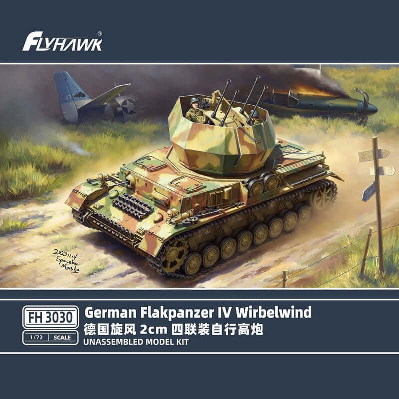 FLYHAWK FH3030 1/72 German Flakpanzer IV Winbelwind