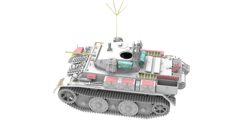 Border BT-018 1/35 Pz.Kpfw II Ausf.L luchs LATE PRODUCTION