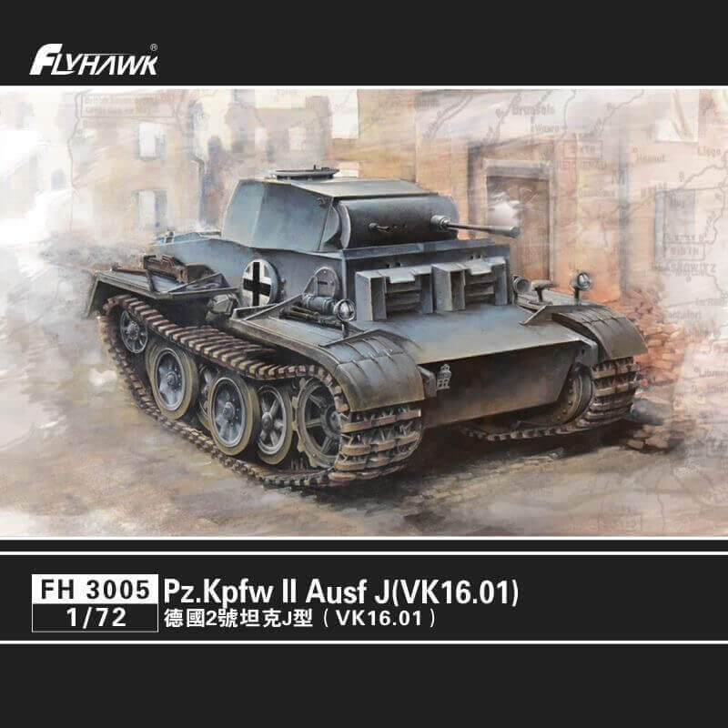 FLYHAWK FH3005 1/72 Pz.Kpfw ll Ausf J(VK16.01)
