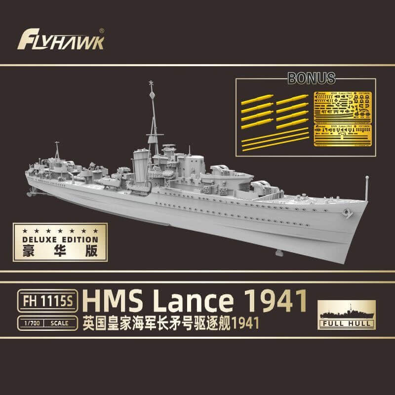 FLYHAWK FH1115S 1/700 HMS Lance 1941