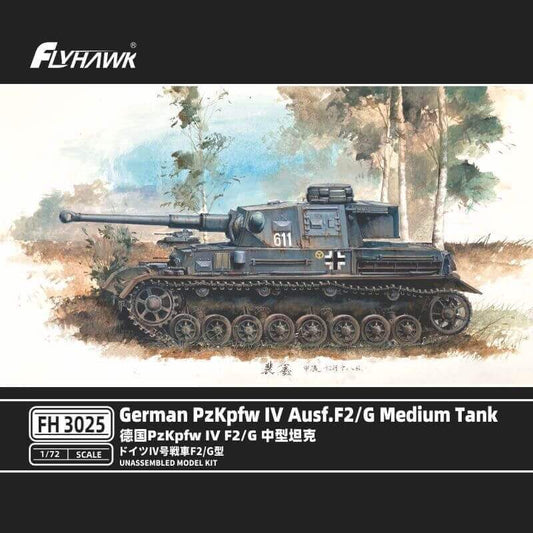 FLYHAWK FH3025 1/72 German PzKpfw IV Ausf.F2/G Medium Tank