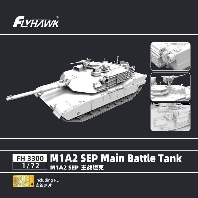 FLYHAWK FH3300 1/72 M1A2 SEP Main Battle Tank