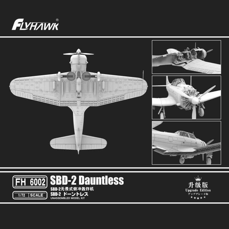 FLYHAWK FH6002 1/72 SBD-2 Dauntless