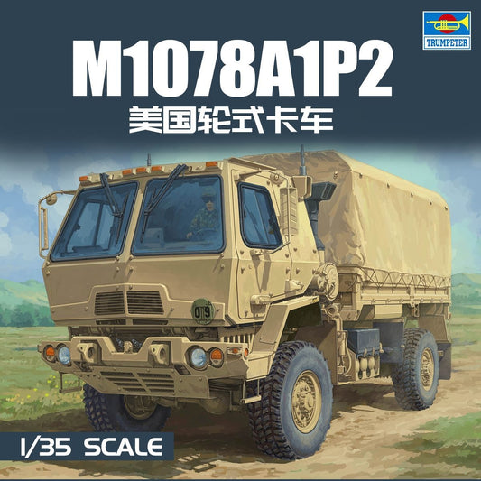 Trumpeter 01097 1/35 M1078A1P2 2.5 Ton LMTV Cargo Truck
