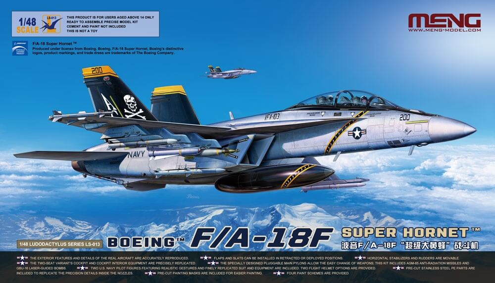 MENG LS-013 1/48 Boeing F/A-18F Super Hornet