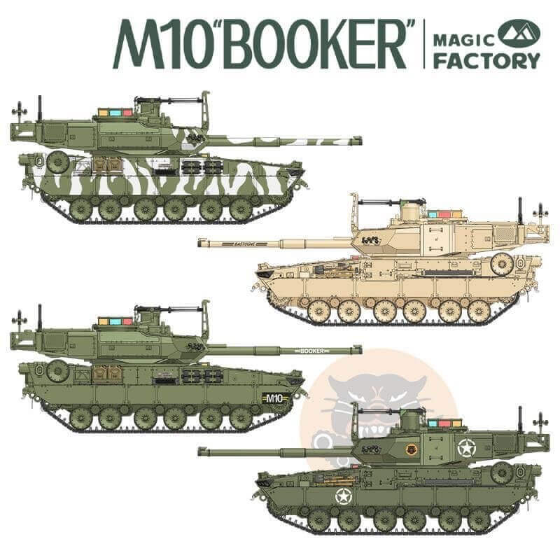 Magic Factory 1/35 U.S. M10 BOOKER Combat Vehicle Pre-Production 2008