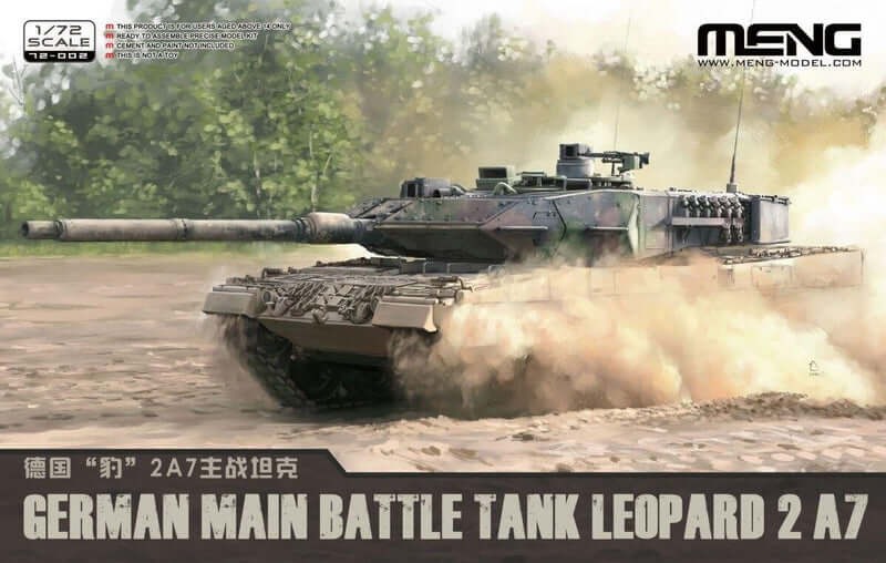 Meng 72-002 1/72 German Main Battle Tannk Leopard 2A7