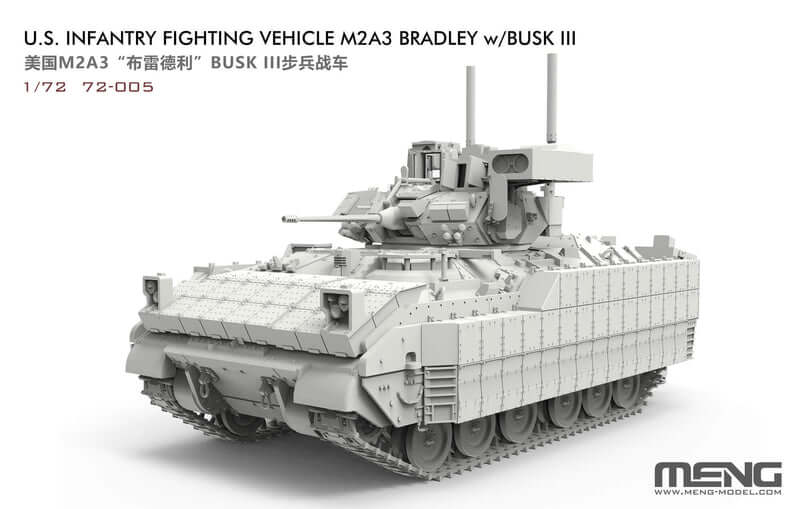 Meng 72-005 1/72 US M2A3 Bradley BUSK III Infantry Fighting Vehicle