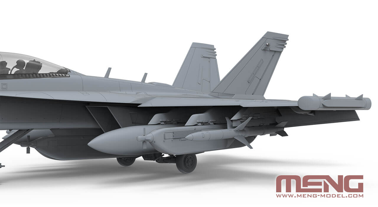 Meng LS-019 1/48 Boeing EA-18g Growler Electronic Attack Aircraft Yellow Jackets