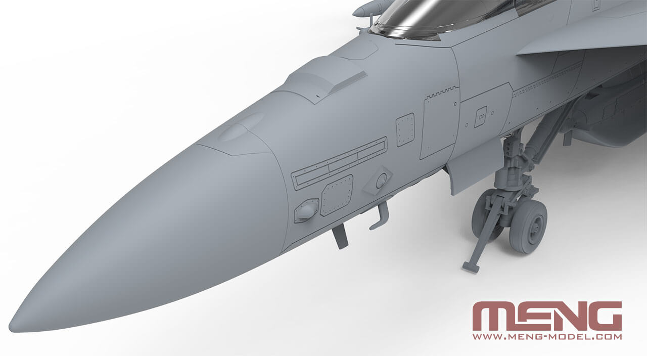 Meng LS-019 1/48 Boeing EA-18g Growler Electronic Attack Aircraft Yellow Jackets