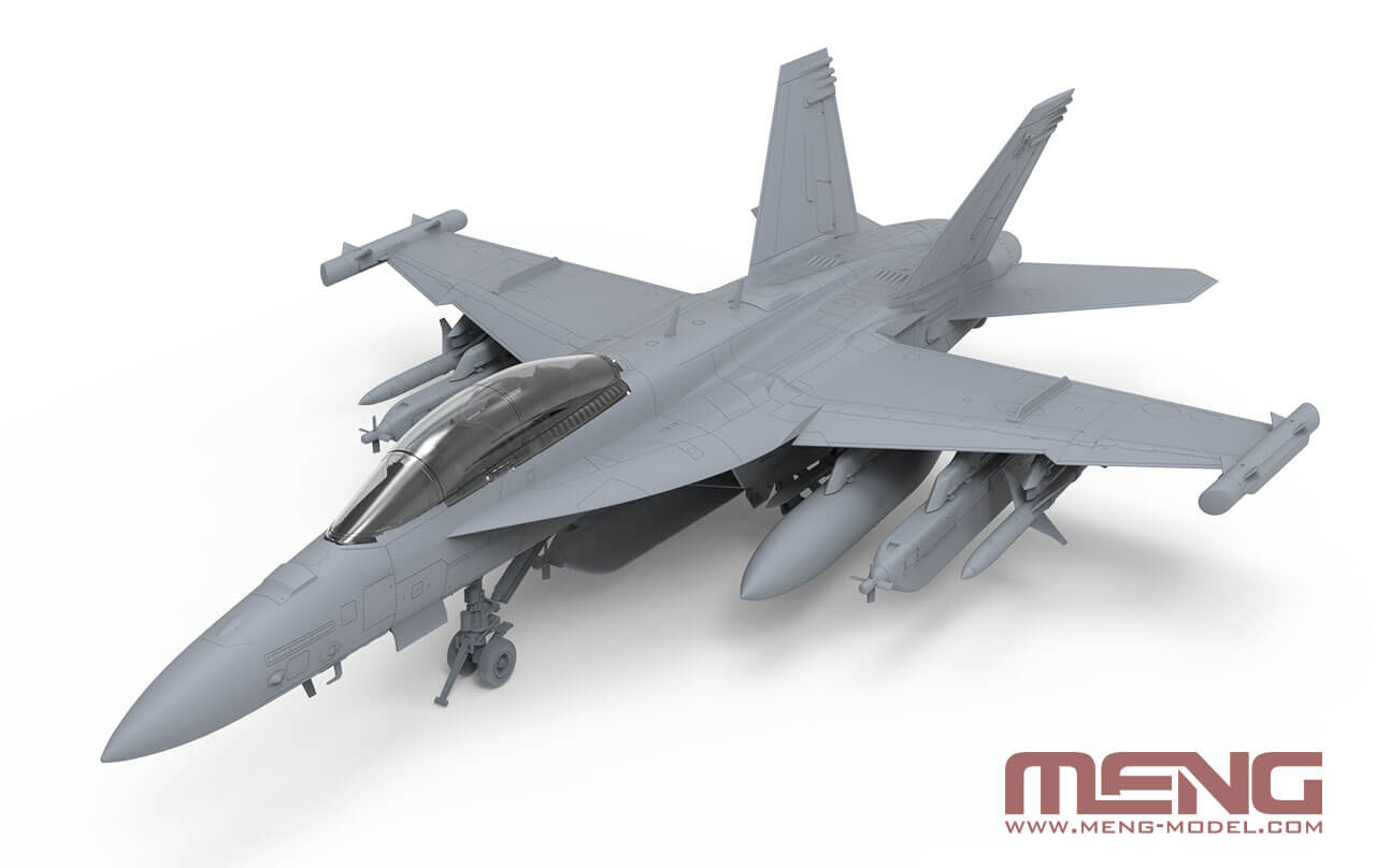 Meng LS-019 1/48 Boeing EA-18g Growler Electronic Attack Aircraft Yellow Jackets