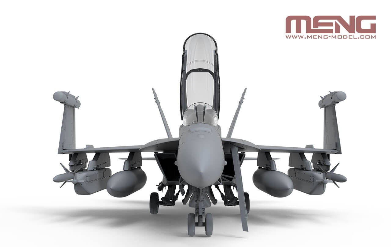 Meng LS-019 1/48 Boeing EA-18g Growler Electronic Attack Aircraft Yellow Jackets