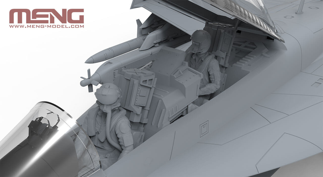 Meng LS-019 1/48 Boeing EA-18g Growler Electronic Attack Aircraft Yellow Jackets