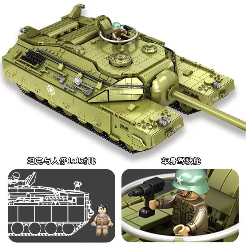 PANLOS 628010 T28 Heavy Tank