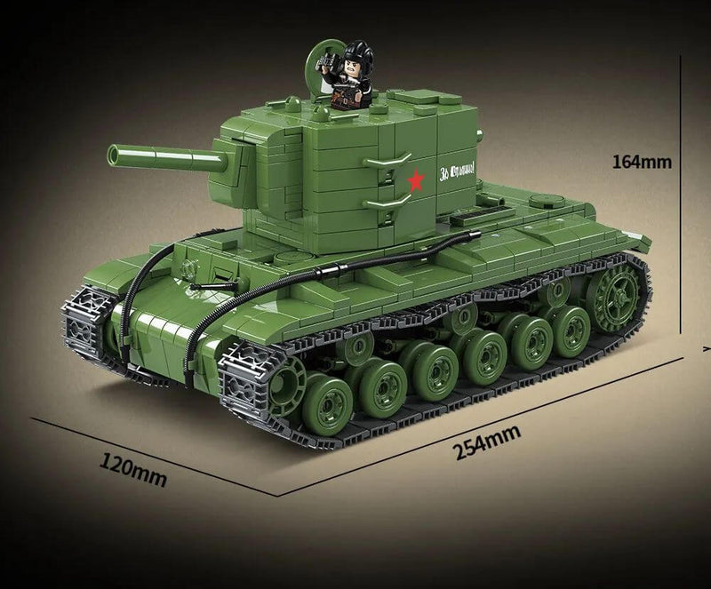 QUANGUAN Military 100239 KV-2 Heavy Tank