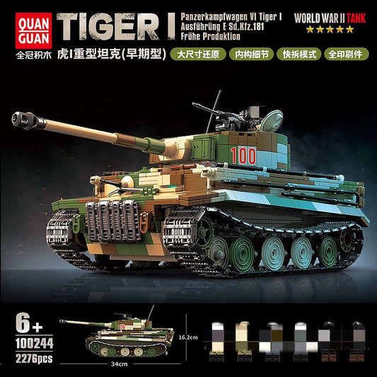 Quanguan 100244 Tiger I Heavy Tank