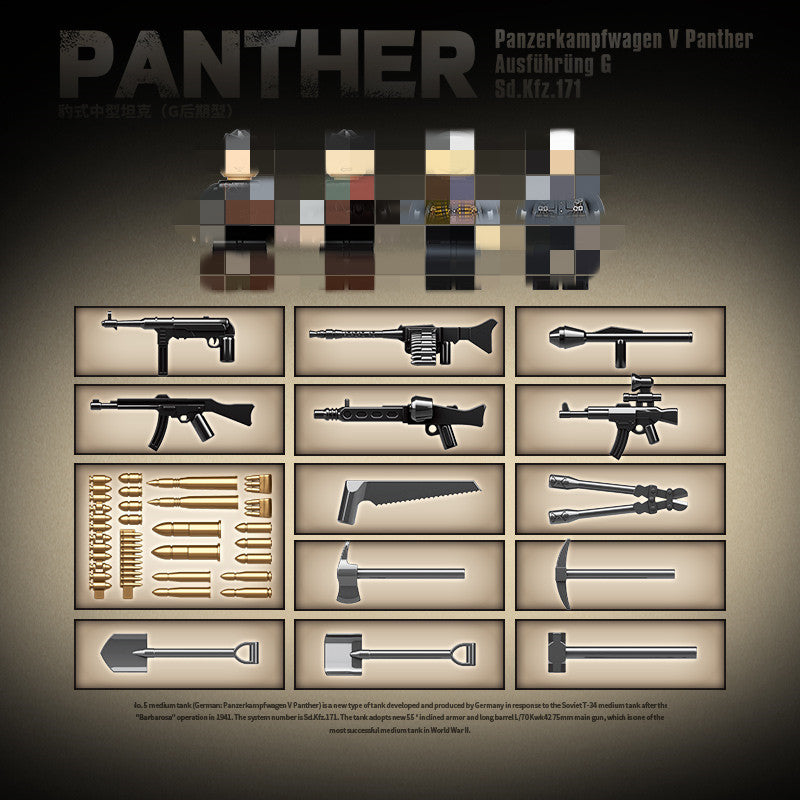 Quanguan 100246 Panther G Medium Tank