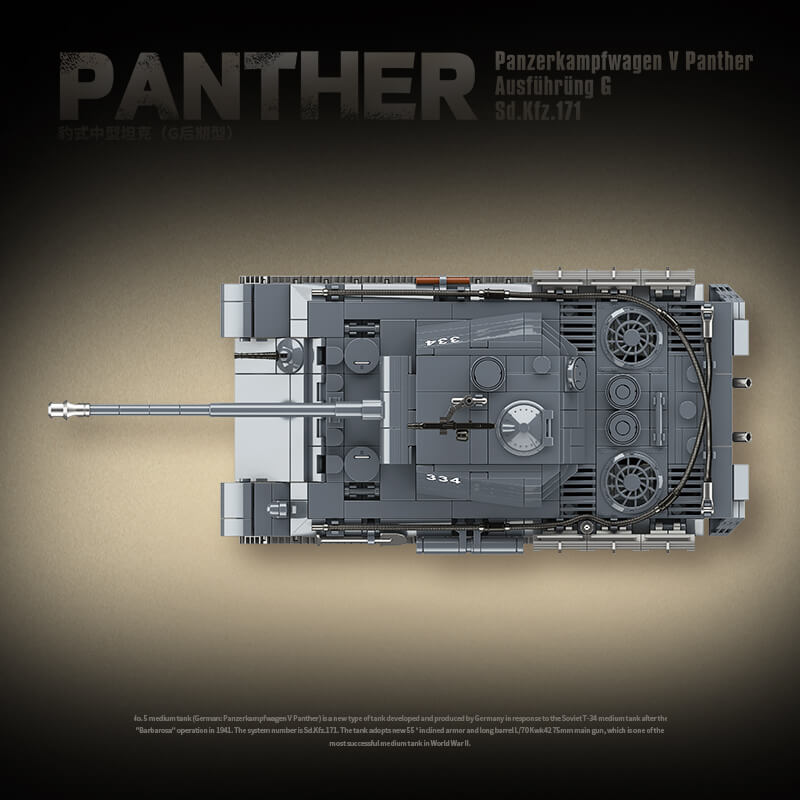 Quanguan 100246 Panther G Medium Tank