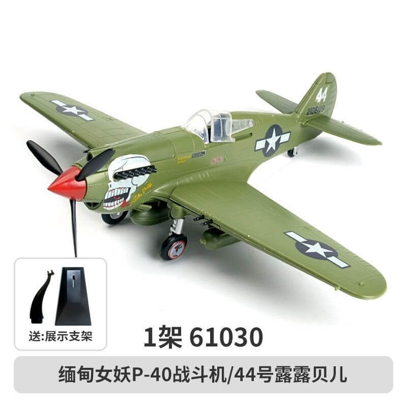 XIXILI Model 1/48 China Flying Tigers P-40 Fighter Jet
