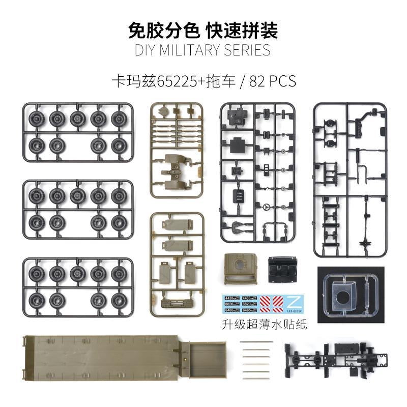 XIXILI Model 61012 1/72 KAMAZ-65225 Towing Trailer
