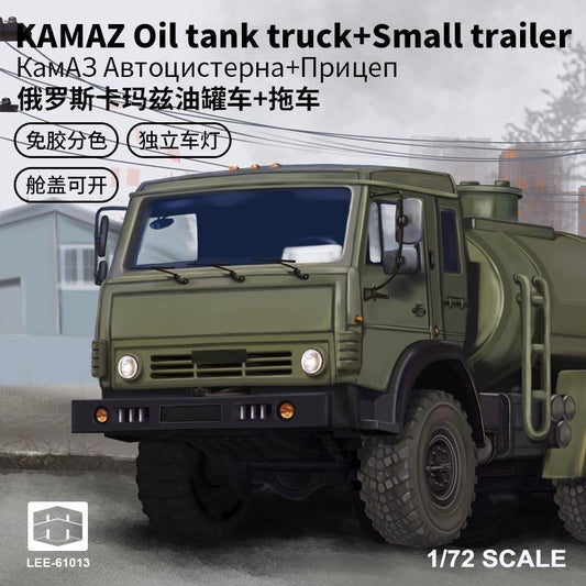 XIXILI Model 61013 1/72 KMAZ Oiltank truck+Small trailer