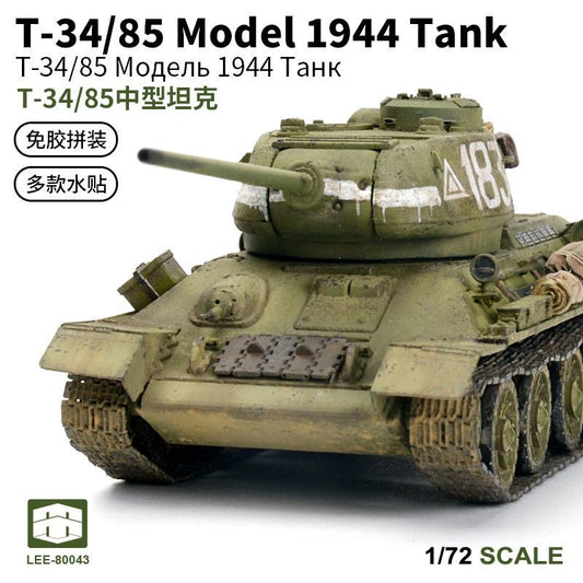 XIXILI Model 80043 1/72 T34/85 Model 1944 Tank