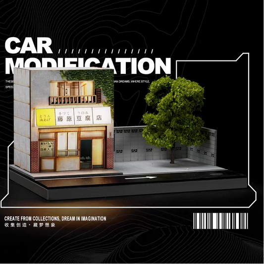 SHOUCANGJIA 1∶64 Miniature model of Fujiwara Tofu Shop